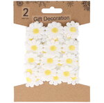 Декоративная лента Ромашка 200*5 см желтая