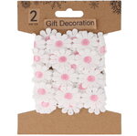 Декоративная лента Ромашка 200*5 см розовая