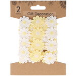 Декоративная лента Гербера 200*5 см желтая