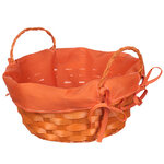 Декоративная корзина Simple 21*9 см оранжевая