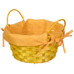 Декоративная корзина Simple 21*9 см желтая