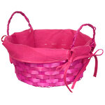 Декоративная корзина Simple 21*9 см розовая