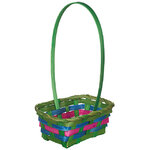 Декоративная корзина Blumbe 12*9 см зеленая