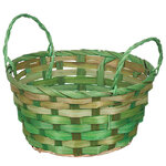 Декоративная корзина Bonni 17*9 см зеленая