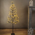 Светящаяся елка Бруклин 120 см, 160 теплых белых LED ламп, IP44