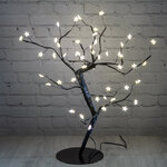 Светодиодное дерево Звездное 45 см, 48 теплых белых LED ламп
