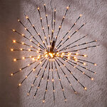 Подвесной светильник Фейерверк 45 см, 160 экстра теплых белых LED ламп с мерцанием, IP44