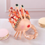 Статуэтка Краб Шарлотта де Монпелье - Коралловые Страсти 15 см розовая