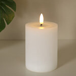 Светодиодная свеча с имитацией пламени Игрим 10 см белая, батарейка
