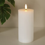 Светодиодная свеча с имитацией пламени Игрим 15 см белая, батарейка