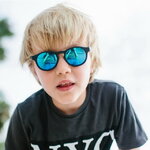 Детские солнцезащитные очки Babiators Polarized Keyhole Агент, 3-5 лет, черные
