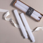 Столовые свечи Jennifer 25 см, 2 шт, белые