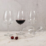 Набор бокалов для красного вина Кристалл 21 см, 4 шт, 580 мл