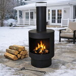 Очаг для костра Камин Блэкмет 112*45 см