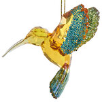 Елочная игрушка Kristal Колибри - Golden Pollen 10 см