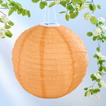 Китайский фонарик на солнечной батарее Solar Dawlish 40 см, IP44, оранжевый