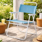 Пляжный стул Del Mar 79*54*50 см голубой