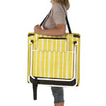 Складной пляжный коврик Del Mar 158*54 см желтый