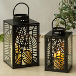 Набор подсвечников - фонарей Сиерро 41 и 50 см, 2 шт, металл