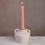 Керамический подсвечник Tobizina 8 см кремовый