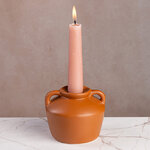 Керамический подсвечник Tobizina 8 см терракотовый