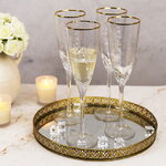 Набор бокалов для шампанского Элизабет, 4 шт, 26 см