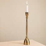 Декоративный подсвечник для 1 свечи Асемира 30 см золотой