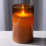 Светодиодная свеча в колбе Mosala - Glam Gold 12 см, на батарейках