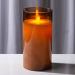 Светодиодная свеча в колбе Mosala - Glam Gold 15 см, на батарейках