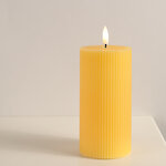 Светодиодная свеча с имитацией пламени Грацио 15 см желтая, батарейка