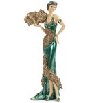 Декоративная статуэтка Леди Феанора с веером  - Il Grande Gatsby 31 см