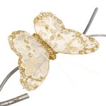 Декоративное украшение Бабочка Felicita 12 см, клипса