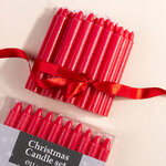 Столовые свечи Mini Collection красные 10 см, 20 шт