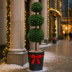 Искусственная Туя-шар на ножке 210 см, ЛИТАЯ 100%