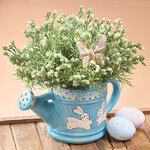 Декоративная лейка Фрателли Конигли 22*12 см голубая