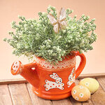 Декоративная лейка Фрателли Конигли 22*12 см оранжевая