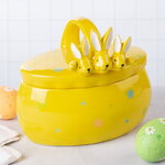 Конфетница Friendly Bunny 17*15 см желтая