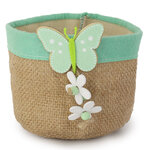 Чехол на кашпо Весенняя Верона 12 см бирюзовая