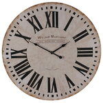Настенные часы William Marchant 60 см белые